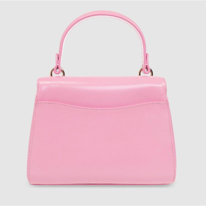 Kate Spade Katy Shiny Small Top-handle Pink Crossbody Shoulder Bag Mandeville