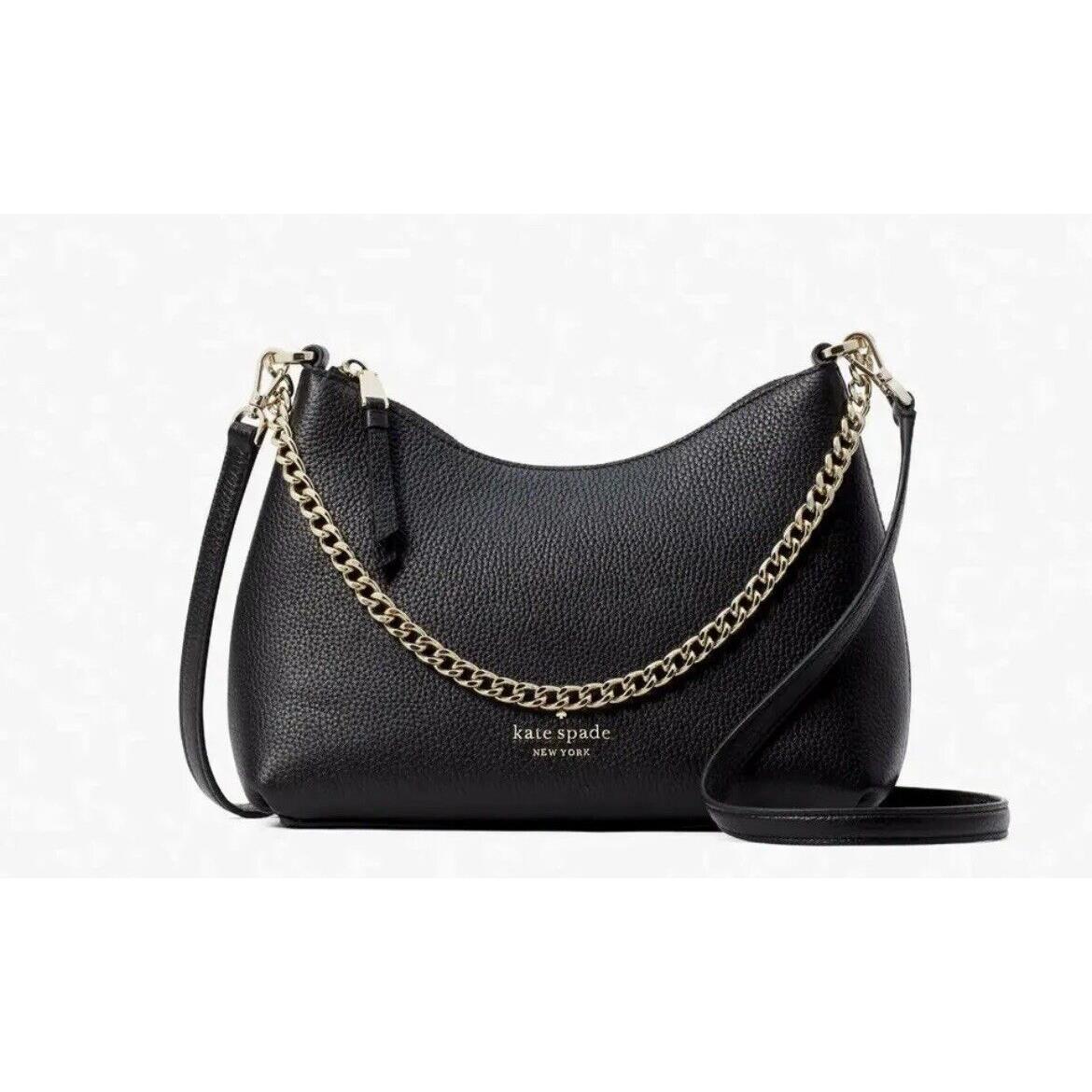 Kate Spade New York Zippy Leather Convertible Crossbody Black