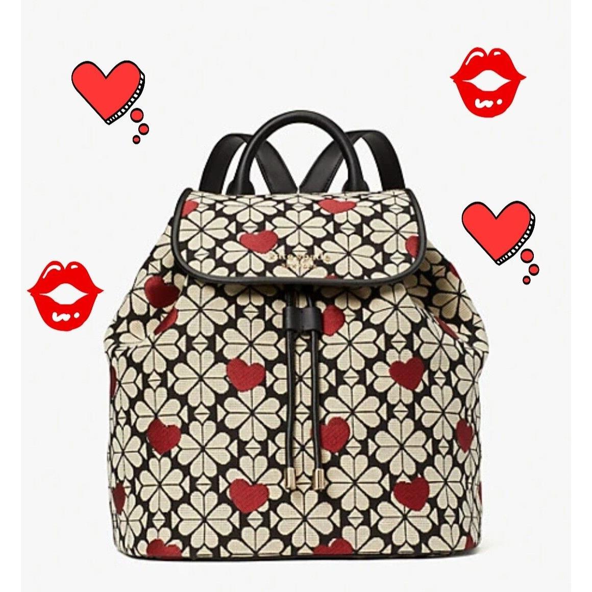 Valentines Day- New Kate Spade Heart Flower Backpack