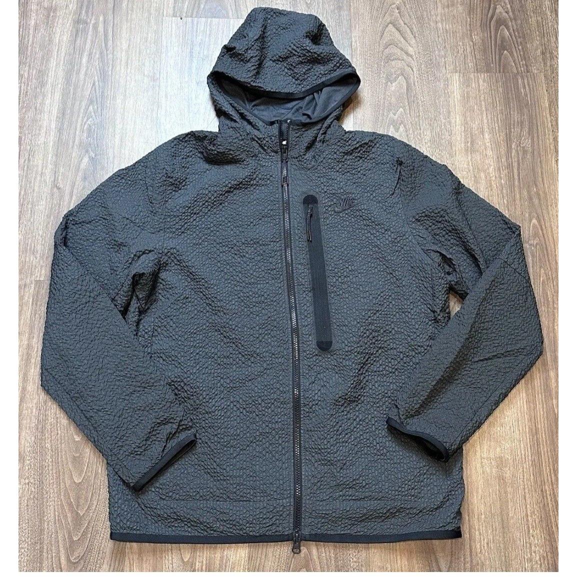 Nike Tech Essentials Full Zip Dark Grey Hoodie DQ4322-070 Men s Size Large