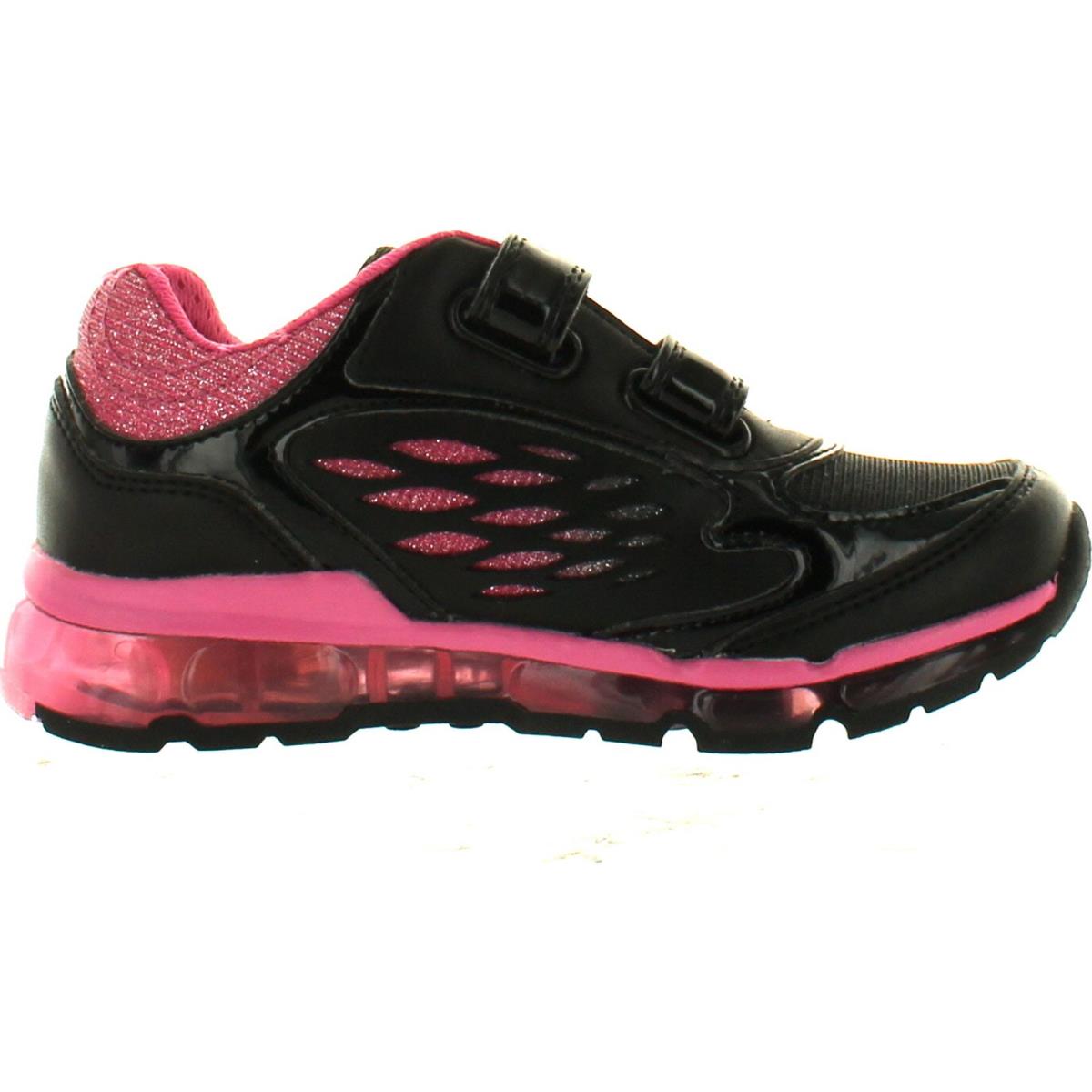 Geox Girls Android GB Fashion Sneakers - Black/Fuchsia