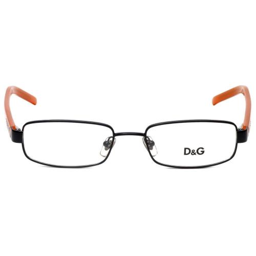 Dolce Gabbana Designer Reading Glasses DG5048-194-51 in Black Orange 51mm