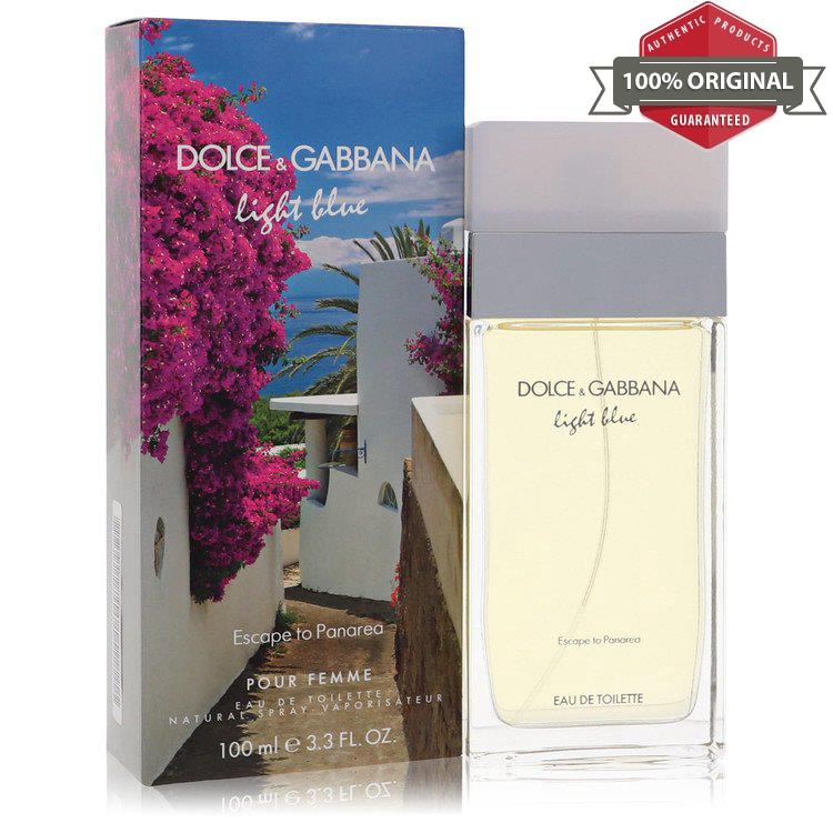 Dolce Gabbana Light Blue Escape to Panarea Perfume 3.3 oz Edt Spray For Women