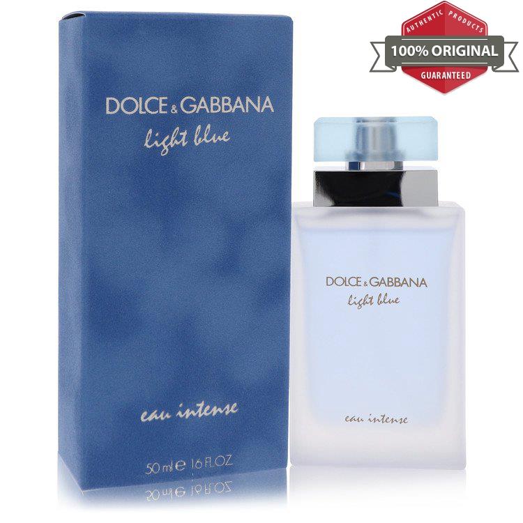 Light Blue Eau Intense Perfume 1.6 oz Edp Spray For Women by Dolce Gabbana