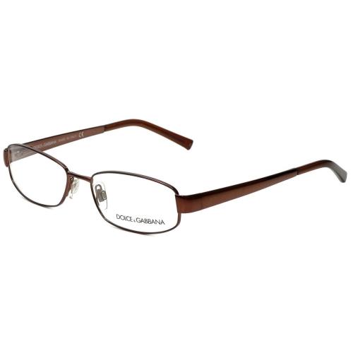 Dolce Gabbana Designer Reading Glasses DG1131-119 in Brown 52mm