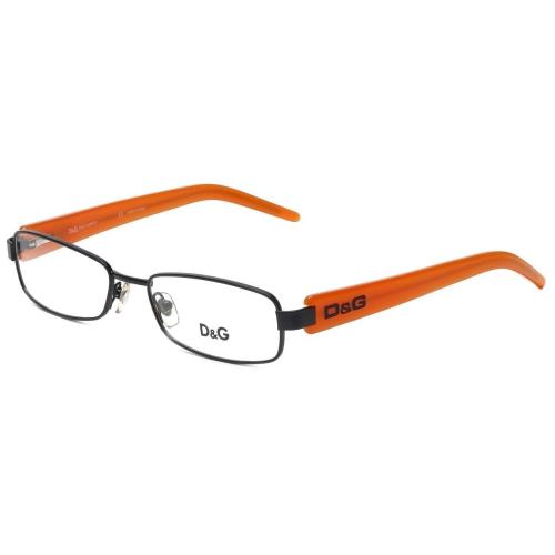 Dolce Gabbana Designer Reading Glasses DG5033-194 in Black Orange 51mm