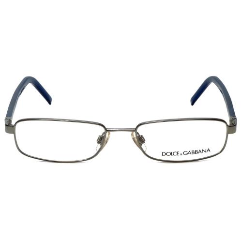 Dolce Gabbana Designer Reading Glasses DG1105M-083 in Silver Blue 52mm