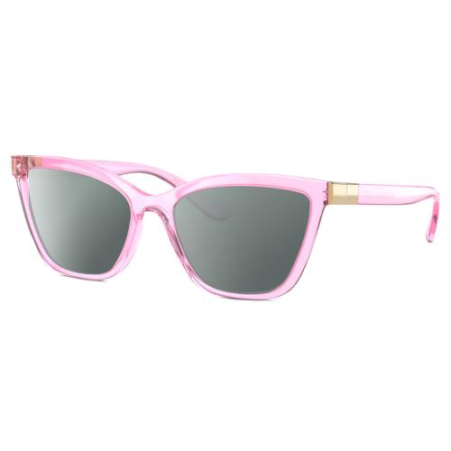 Dolce Gabbana DG5076 Cat Eye Polarized Sunglasses Pink Crystal Gold 55 mm 4 Opt