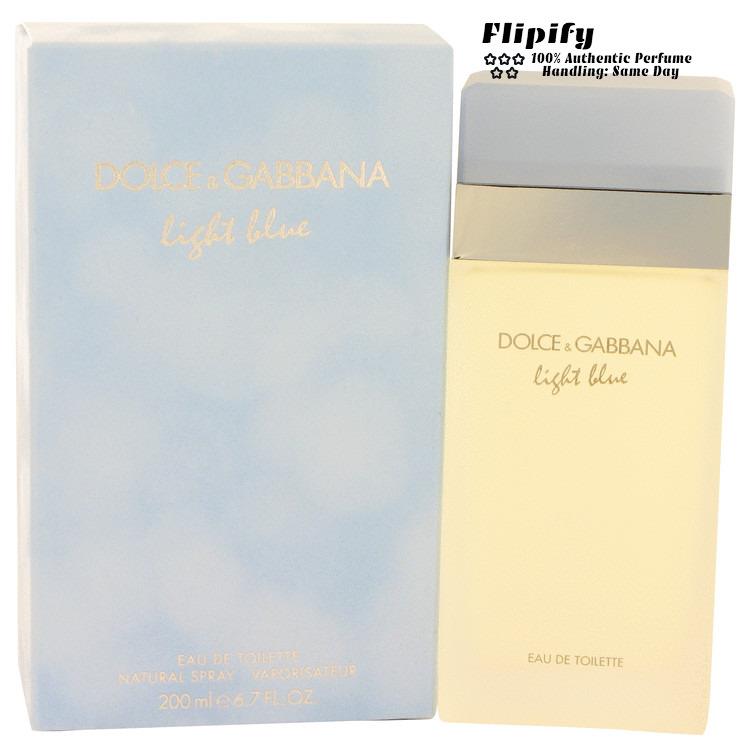 Light Blue Perfume Edt Spray For Women by Dolce Gabbana 6.7 oz EDT Spray