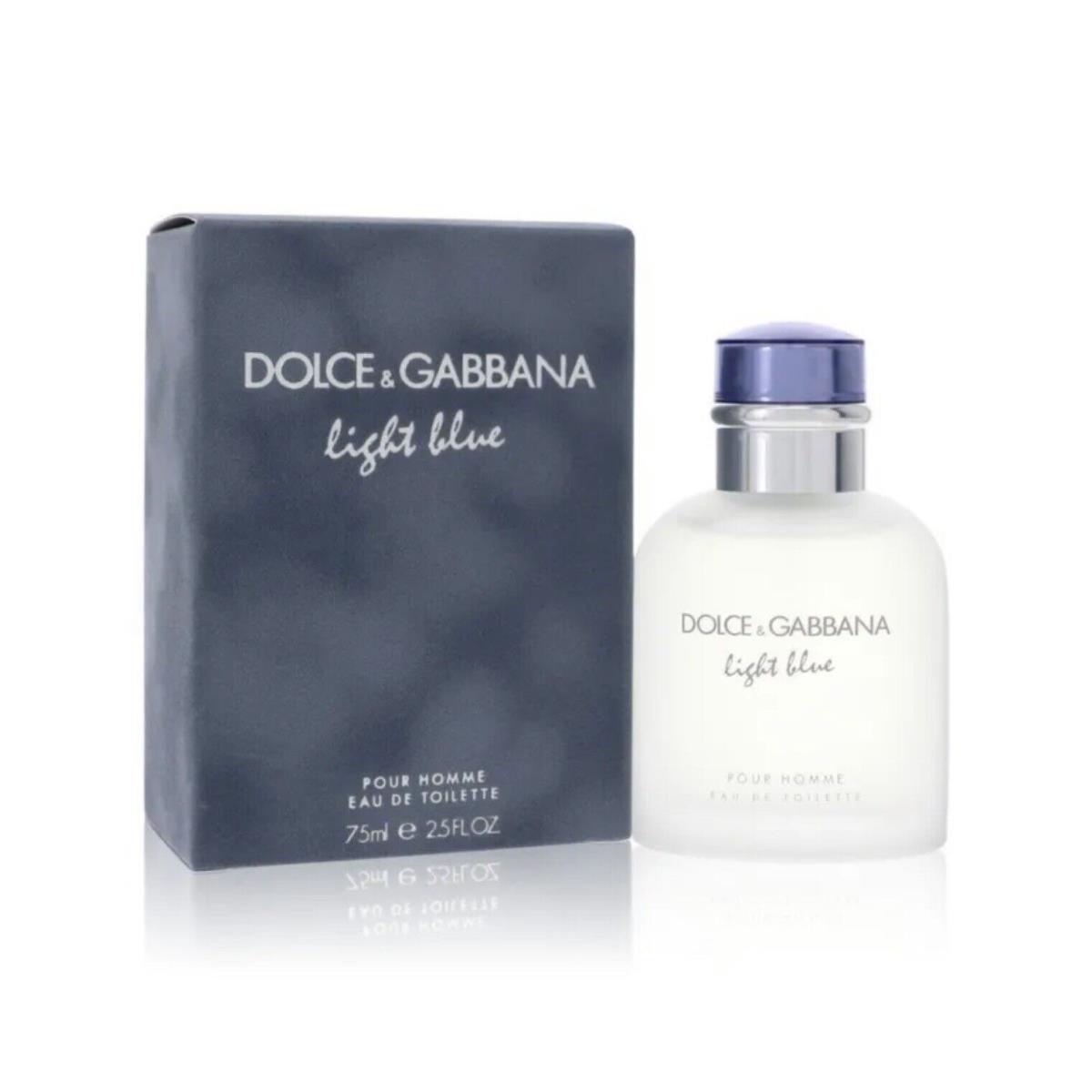 Light Blue by Dolce Gabbana Eau De Toilette Spray 2.5 oz Men No Cello