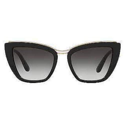 Dolce Gabbana DG6144-501/8G Sunglasses Black / Grey 54 mm