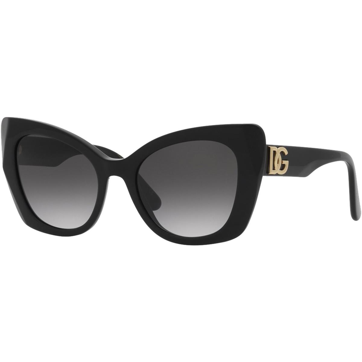 Dolce Gabbana Black Butterfly Sunglasses - DG4405-5018G-53 - Italy