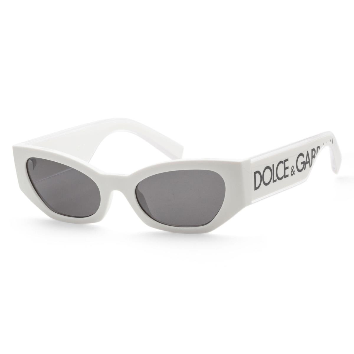 Dolce Gabbana Women`s 52mm White Sunglasses DG6186-331287-52