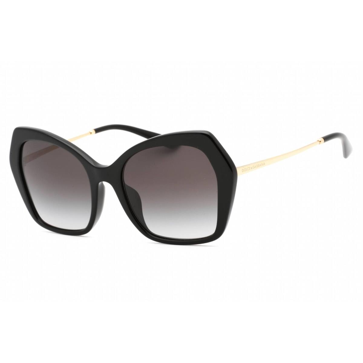 Dolce Gabbana Women`s Sunglasses Black Plastic Butterfly Frame 0DG4399F 501/8G