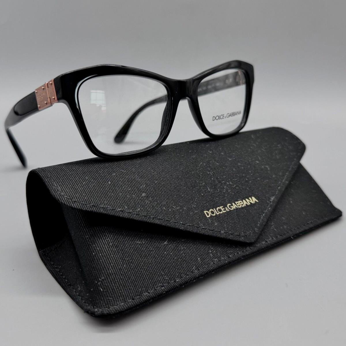 Dolce Gabbana DG3273/501 Unisex Eyeglasses - 51-17-140mm - Black -original