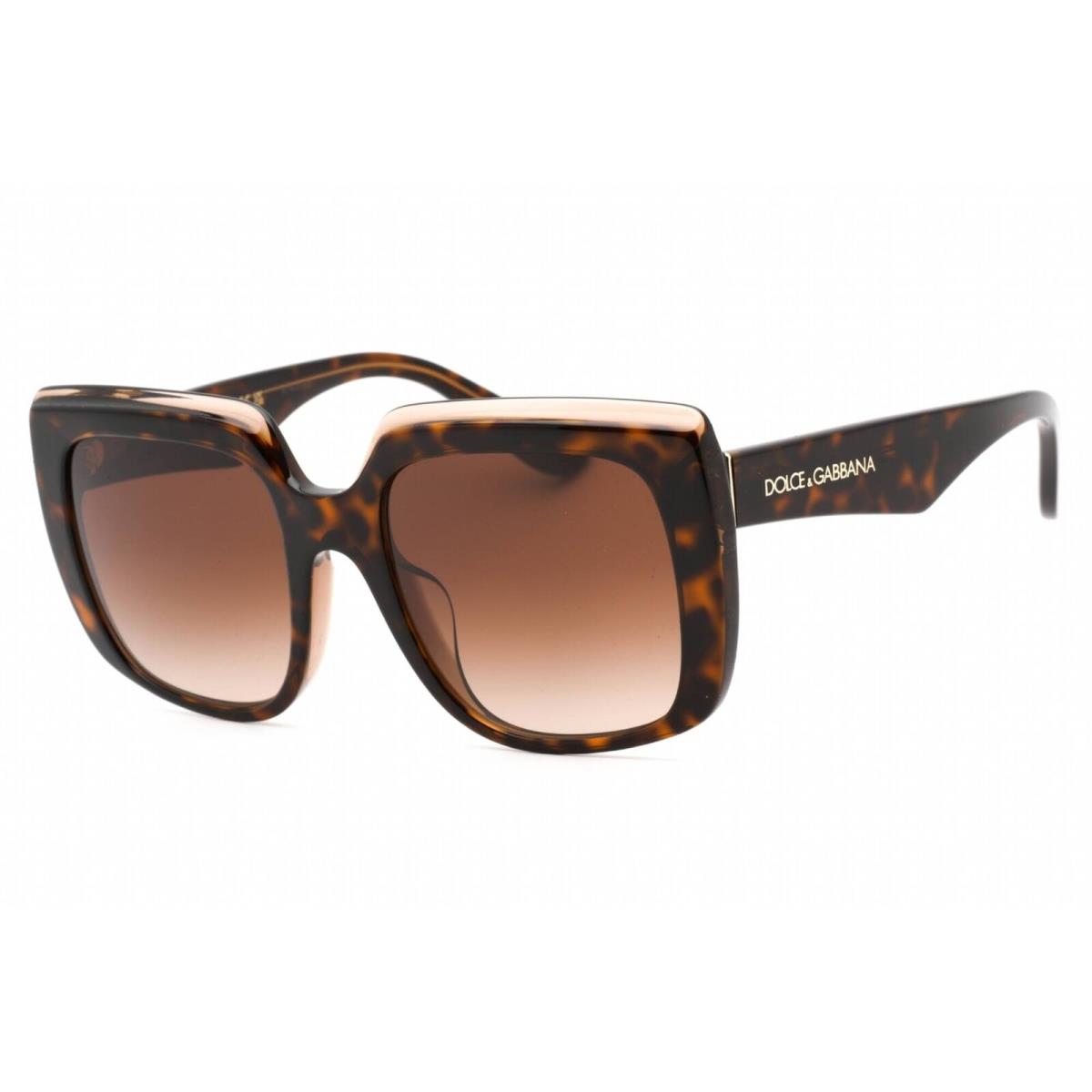 Dolce Gabbana Women`s Sunglasses Havana On Transparent Brown 0DG4414F 502/13