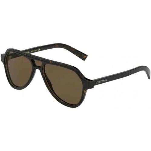 Dolce Gabbana Angel 4355 502/73 Tortoise Brown Aviator Sunglasses 56-15-145