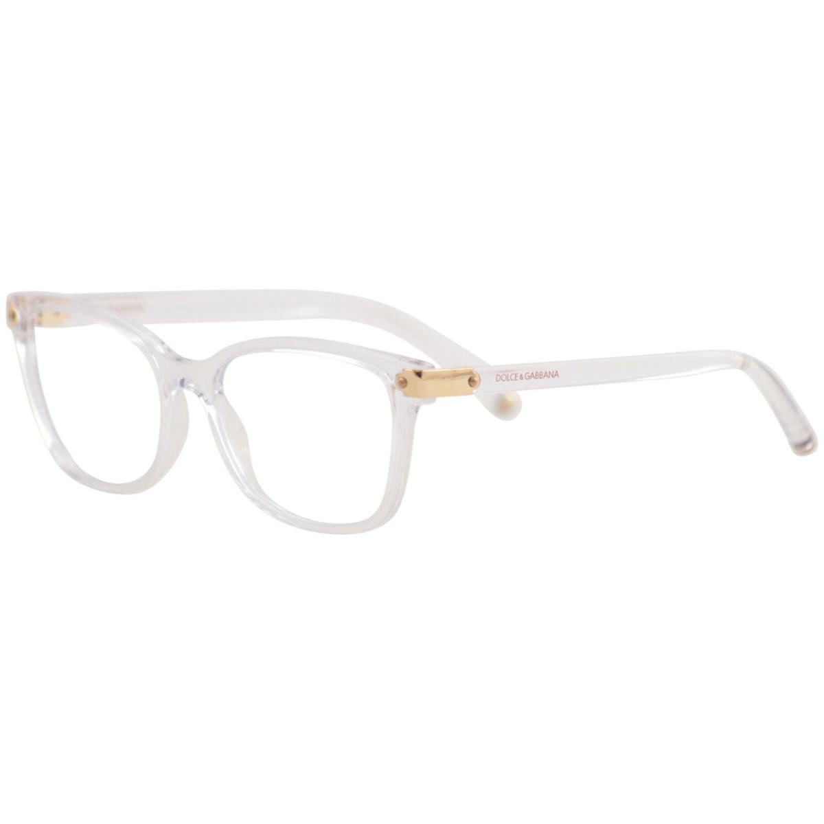 Dolce Gabbana Eyeglasses D G DG5036 DG/5036 3133 Crystal Optical Frame 53mm