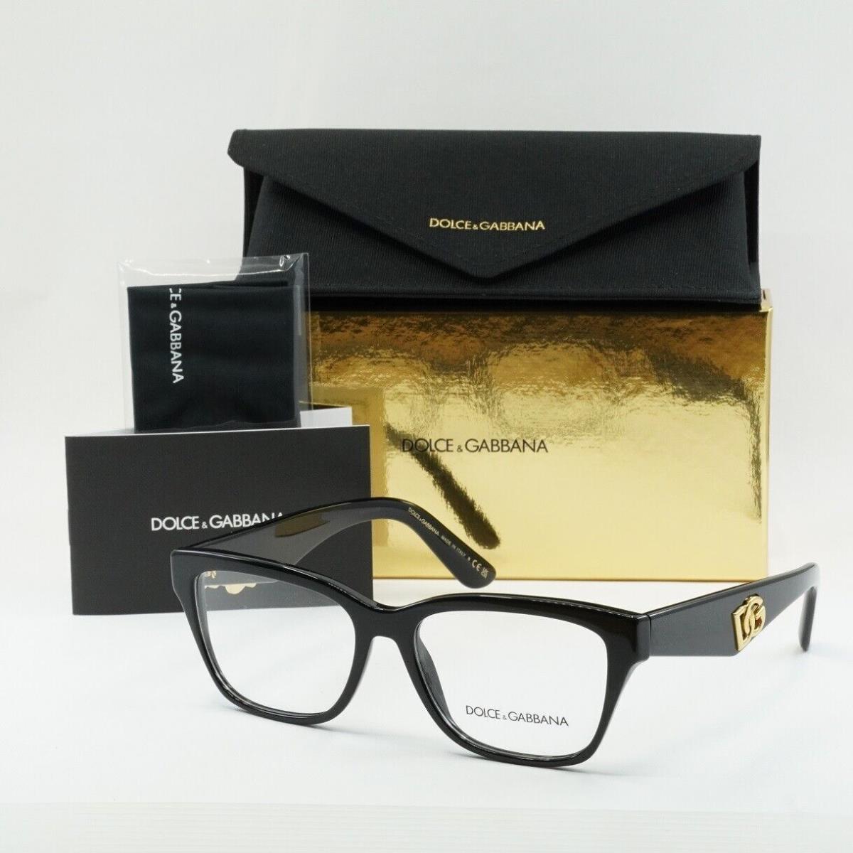 Dolce Gabbana DG3370 501 Black 54mm Eyeglasses