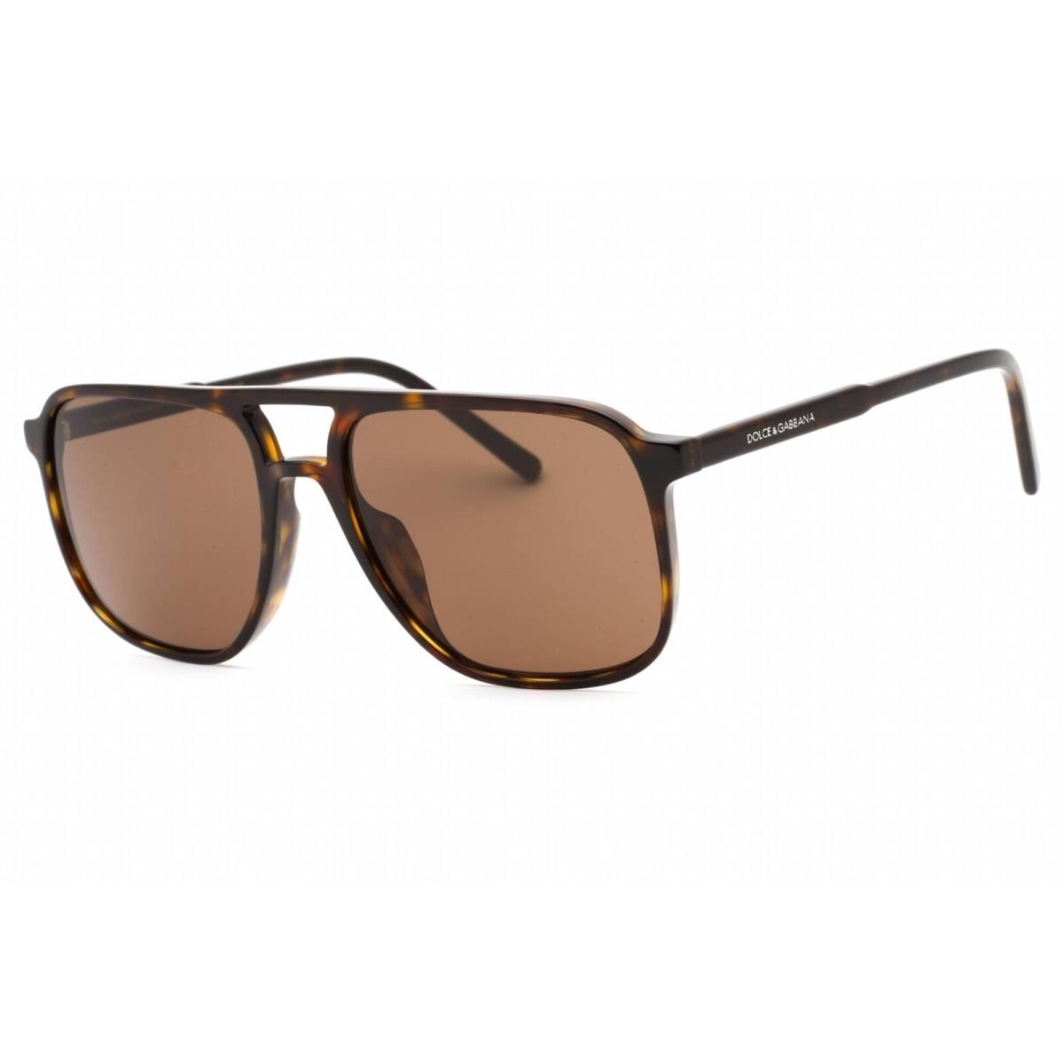 Dolce Gabbana Men`s Sunglasses Havana Frame Brown Lens 0DG4423F 502/73