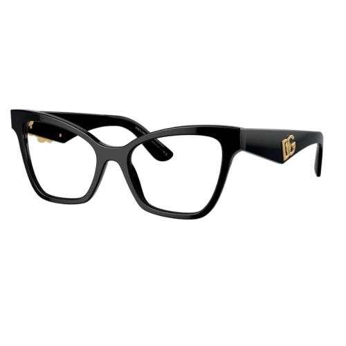 Dolce Gabbana Women`s DG3369 501 52 Fashion 52mm Black Opticals