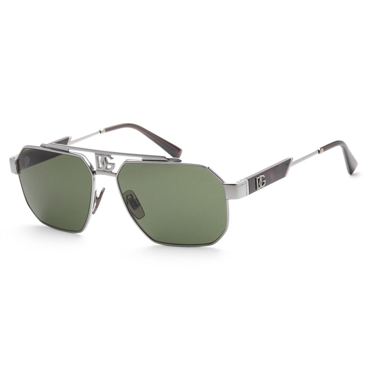 Dolce Gabbana Men`s Fashion DG2294-04-71-59 59mm Gunmetal Sunglasses