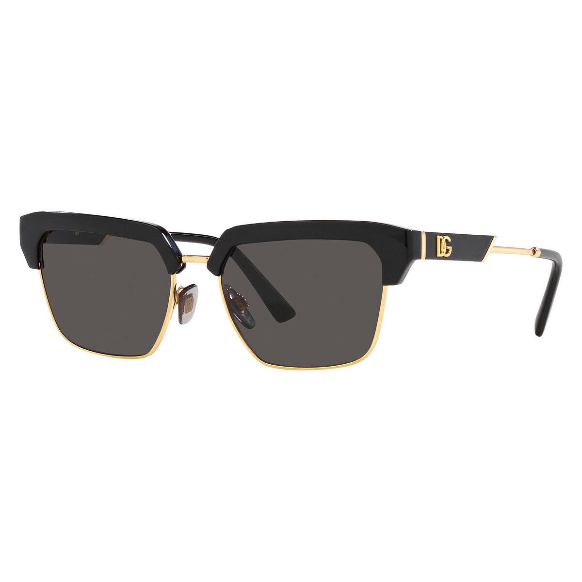 Dolce Gabbana Men`s 55mm Black Sunglasses DG6185-501-87-55