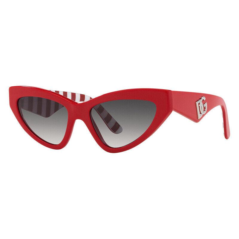 Dolce Gabbana DG4439 30888G Red/dark Grey Gradient 55-18-145 Sunglasses