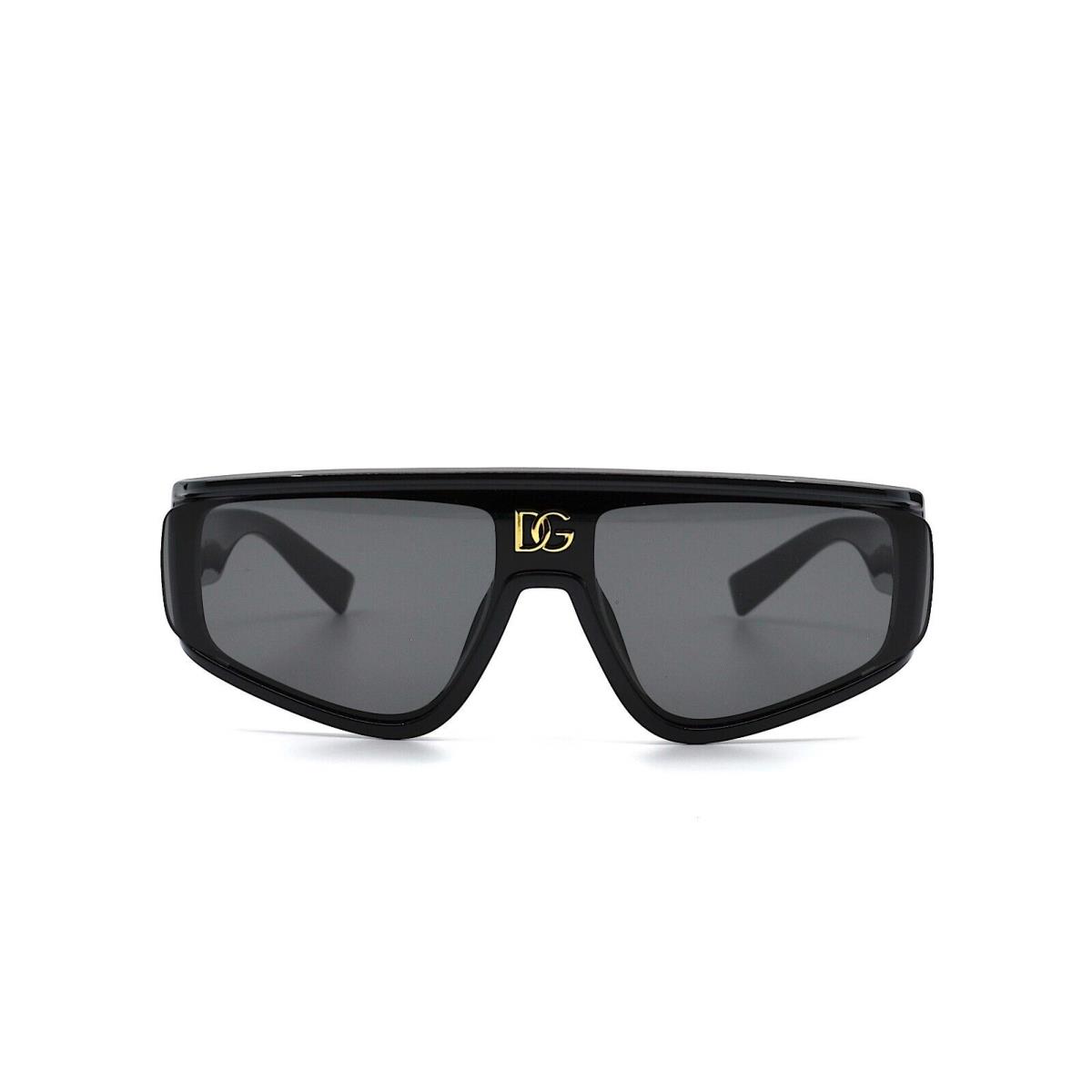 Dolce Gabbana DG6177 501/87 Black Dark Grey Unisex Sunglasses