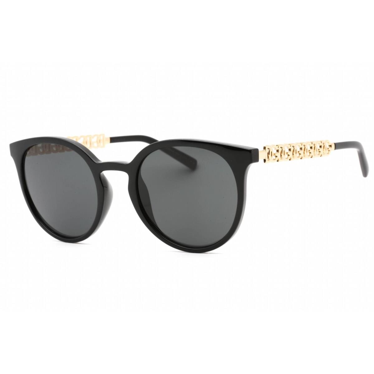 Dolce Gabbana Women`s Sunglasses Black Full Rim Round Frame 0DG6189U 501/87