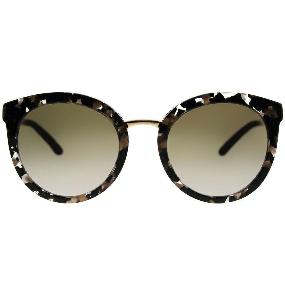 Dolce Gabbana DG 4268 911/6E Cube Black Gold Sunglasses Gold Mirror Lens