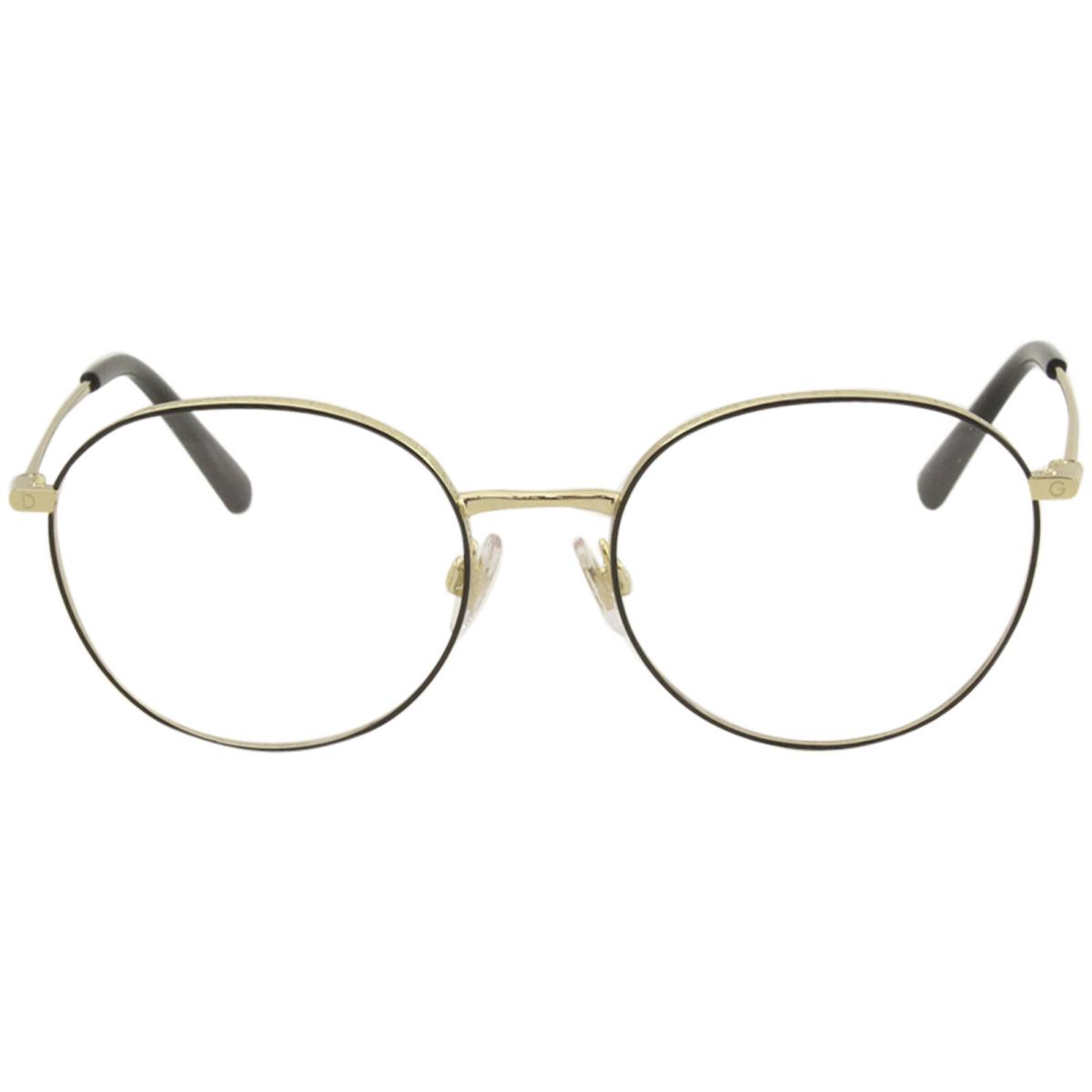 Dolce Gabbana Women`s Eyeglasses D G DG1322 1322 1334 Gold/black Optical Frame