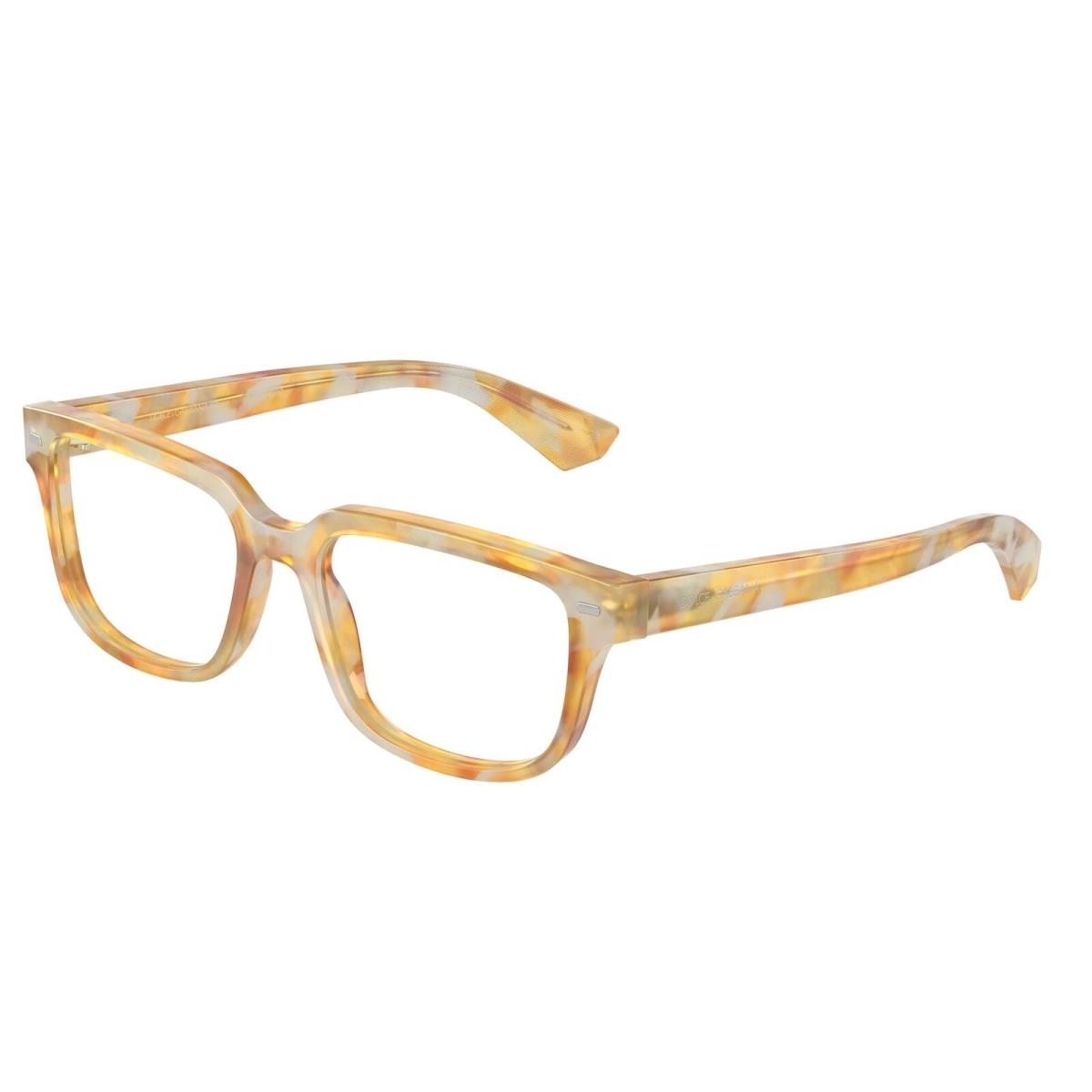 Dolce Gabbana DG3380 3422 Yellow Tortoise Demo Lens 54 mm Men`s Eyeglasses