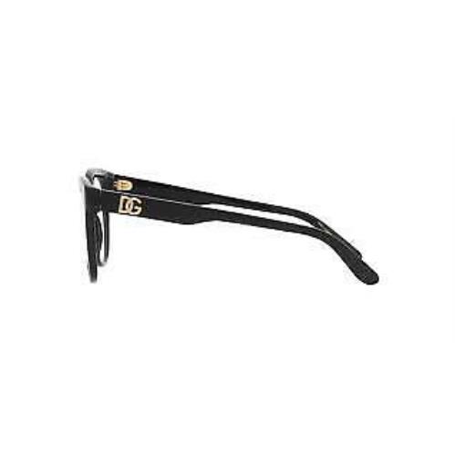 Dolce Gabbana DG3353-501-51 Black Eyeglasses