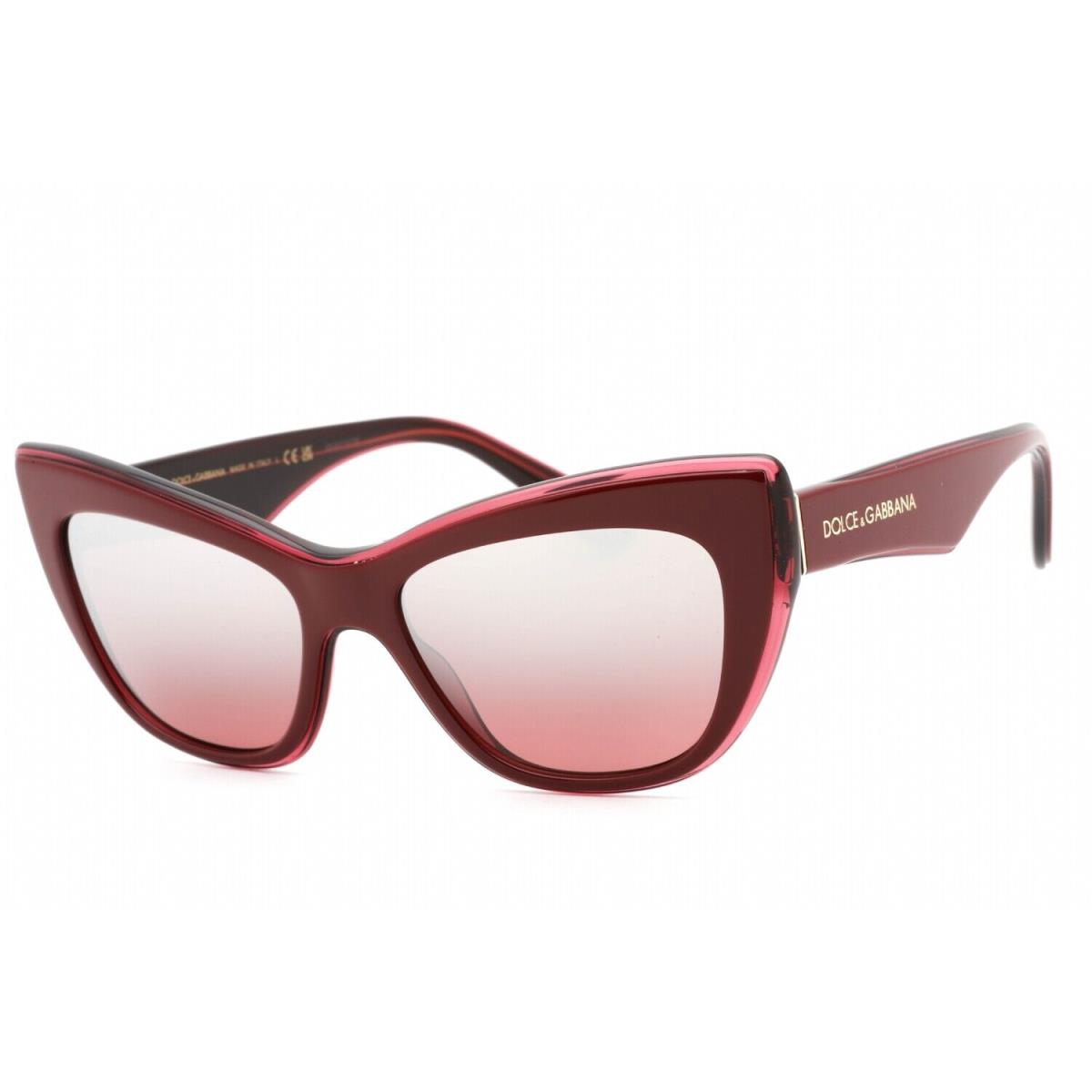 Dolce Gabbana Women`s 54mm Transparent Bordeaux Sunglasses DG4417-32477E-54