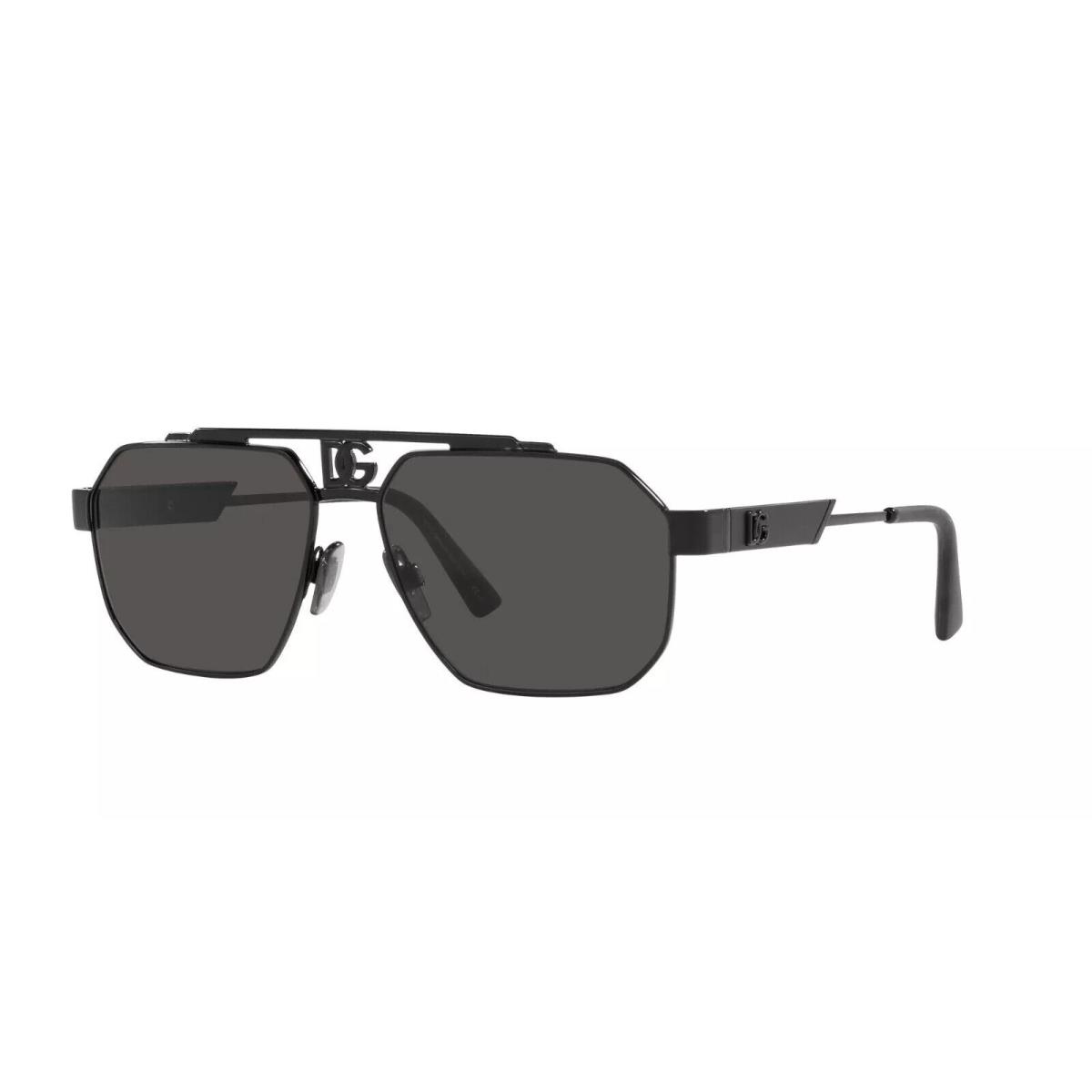 Dolce Gabbana DG2294-0187-59 Black Sunglasses