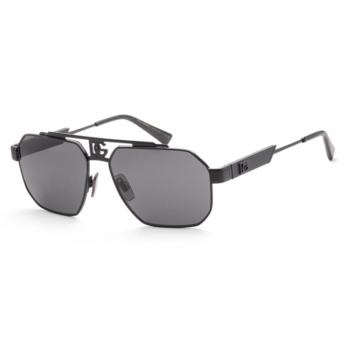 Dolce Gabbana Men`s 59mm Black Sunglasses DG2294-01-87-59