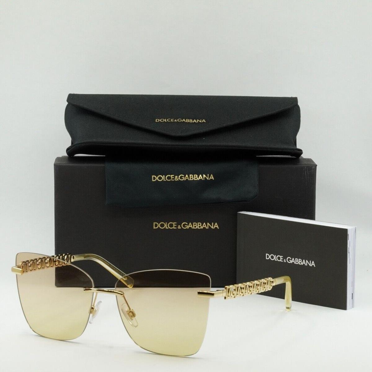 Dolce Gabbana DG2289 02/EL Gold/orange/gradient Orange/yellow 59-14-140