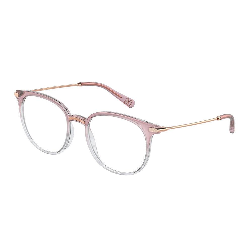 Dolce Gabbana DG 5071 3303 Pink Pastel Gradient Plastic Metal Eyeglasses