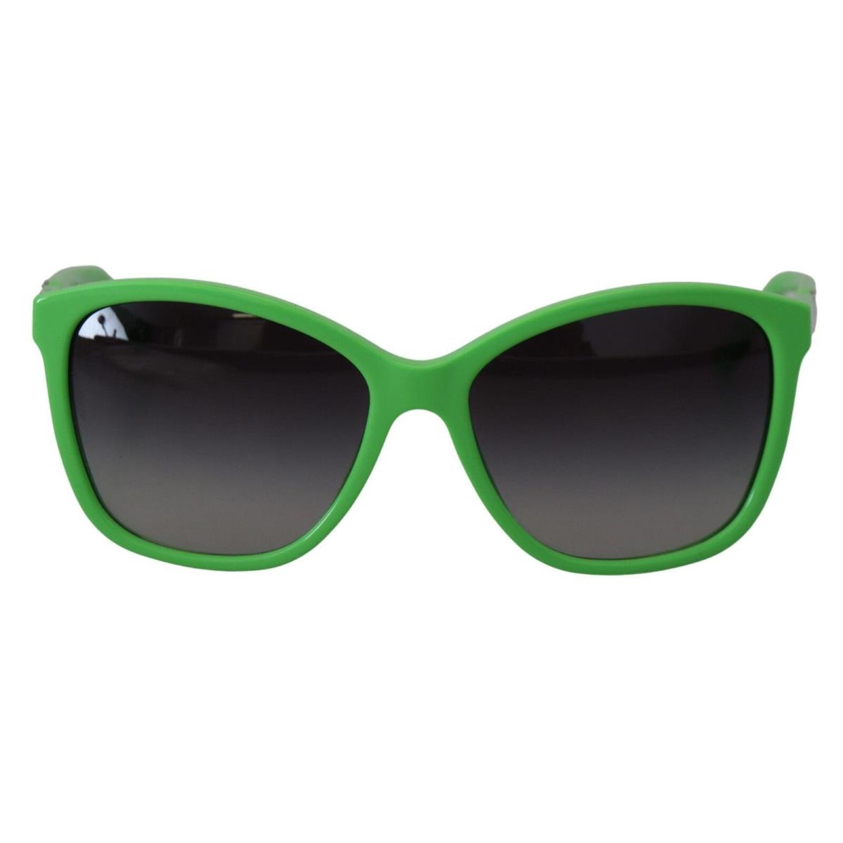 Dolce Gabbana Green Acetate Frame Round Shades DG4170PM Sunglasses