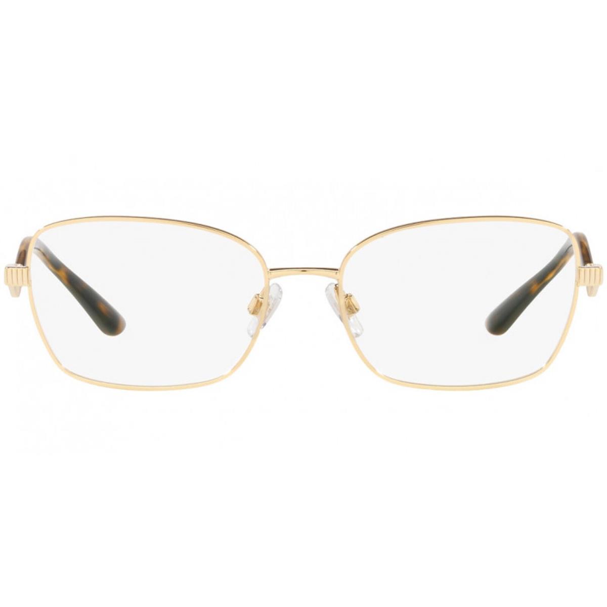 Dolce Gabbana Women`s Gold-tone Square Eyeglass Frames- DG1334 02 53 - Italy