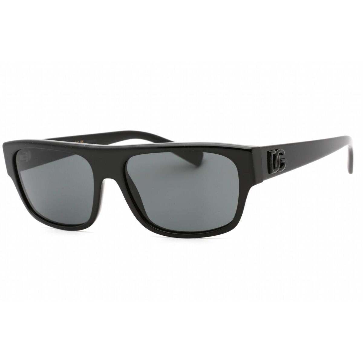 Dolce Gabbana Men`s Sunglasses Black Plastic Full Rim Frame 0DG4455 501/87