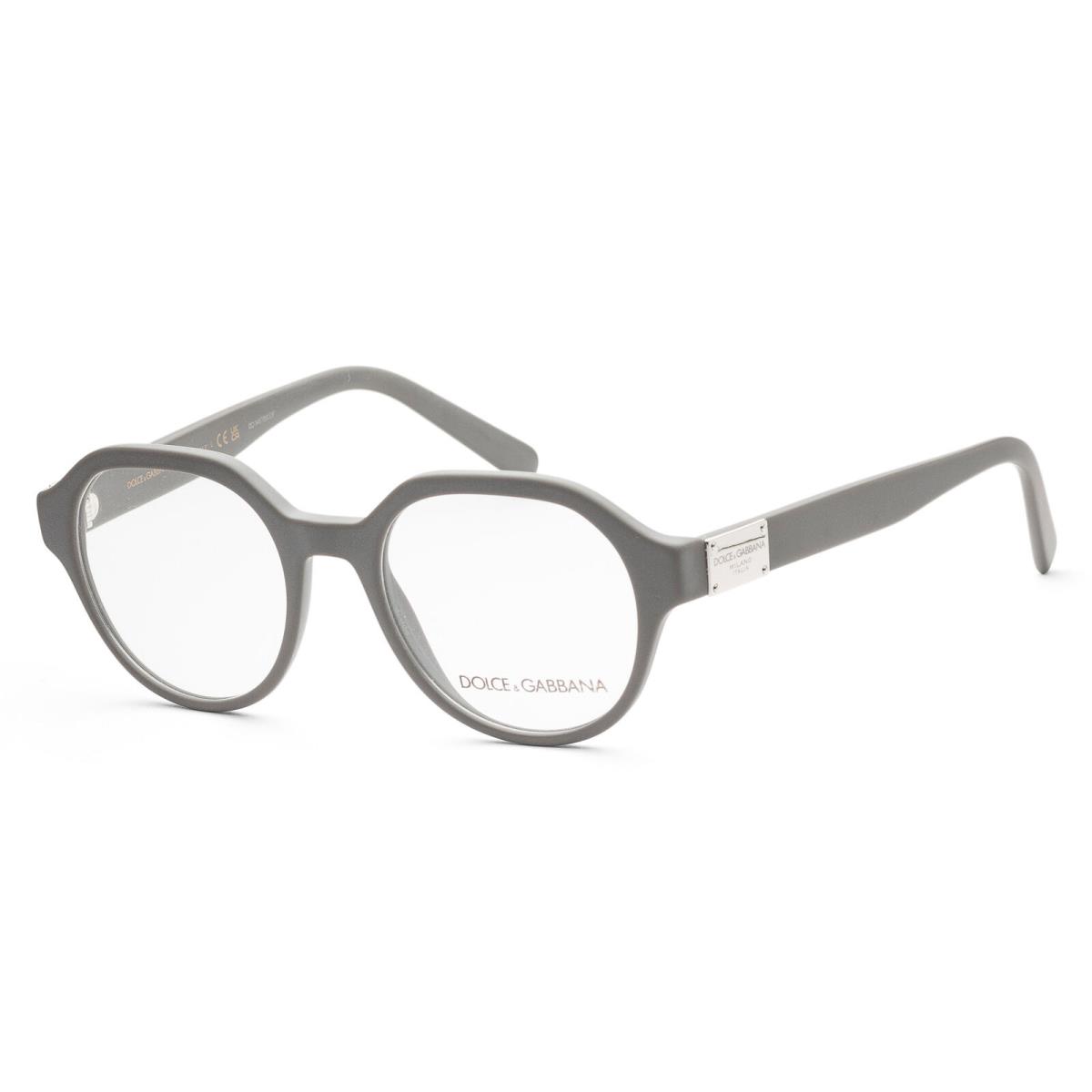 Dolce Gabbana Men`s Fashion DG3367-3032-50 50mm Matte Grey Opticals