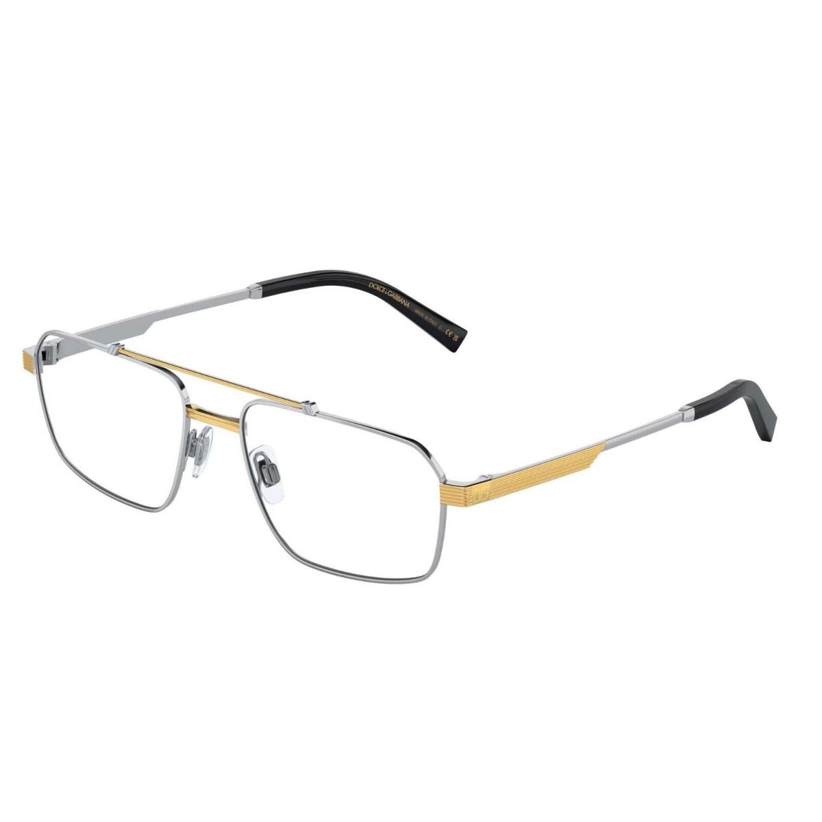 Dolce Gabbana DG 1345 Silver Gold 1313 Eyeglasses