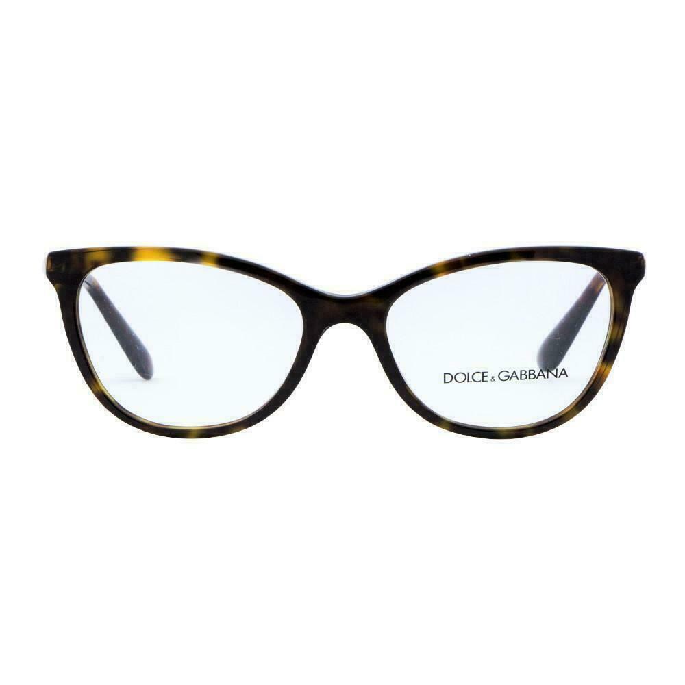 Dolce Gabbana Cateye Eyeglasses DG3258 502 Havana 52mm 325 Optical Frame