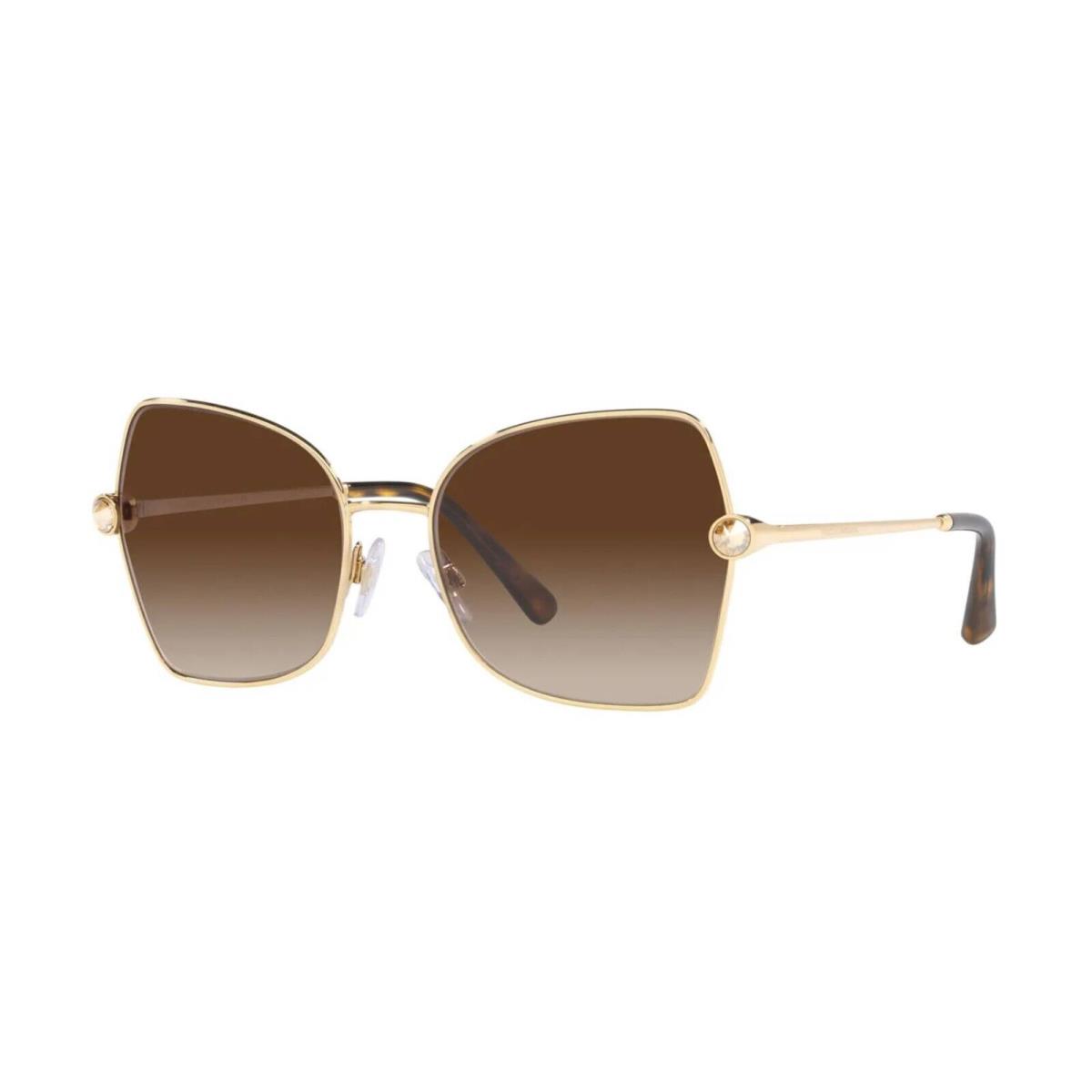 Dolce Gabbana DG 2284B Gold/brown Shaded 02/13 Sunglasses