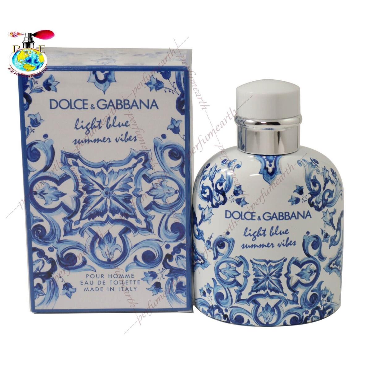 Dolce Gabbana Light Blue Summer Vibes 4.2 oz Edt Spray For Men