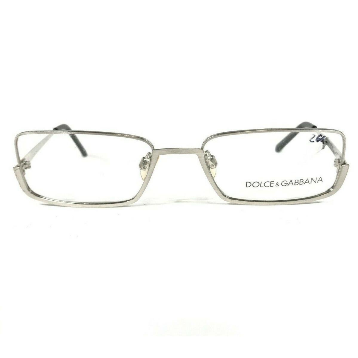 Dolce Gabbana DG405 167 Eyeglasses Frames Silver Rectangular 51-17-135