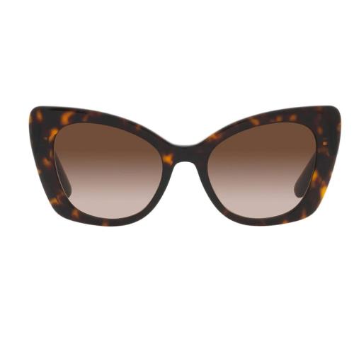 Dolce Dolce & Gabbana DG4405 502/13 Gabbana DG4405 502/13 Havana/brown Gradient Cat Eye Women`s Sunglasses