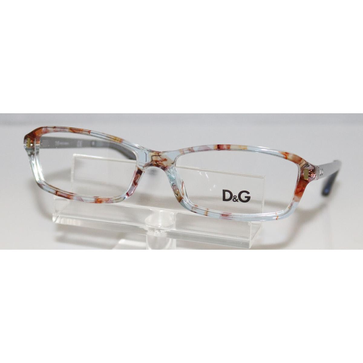 Dolce D&g 1217 Gabbana D G 1217 1877 Azure Flowers Eyeglasses Rx-able 51-15-130